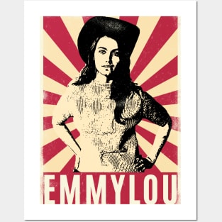 Retro Vintage Emmylou Harris Posters and Art